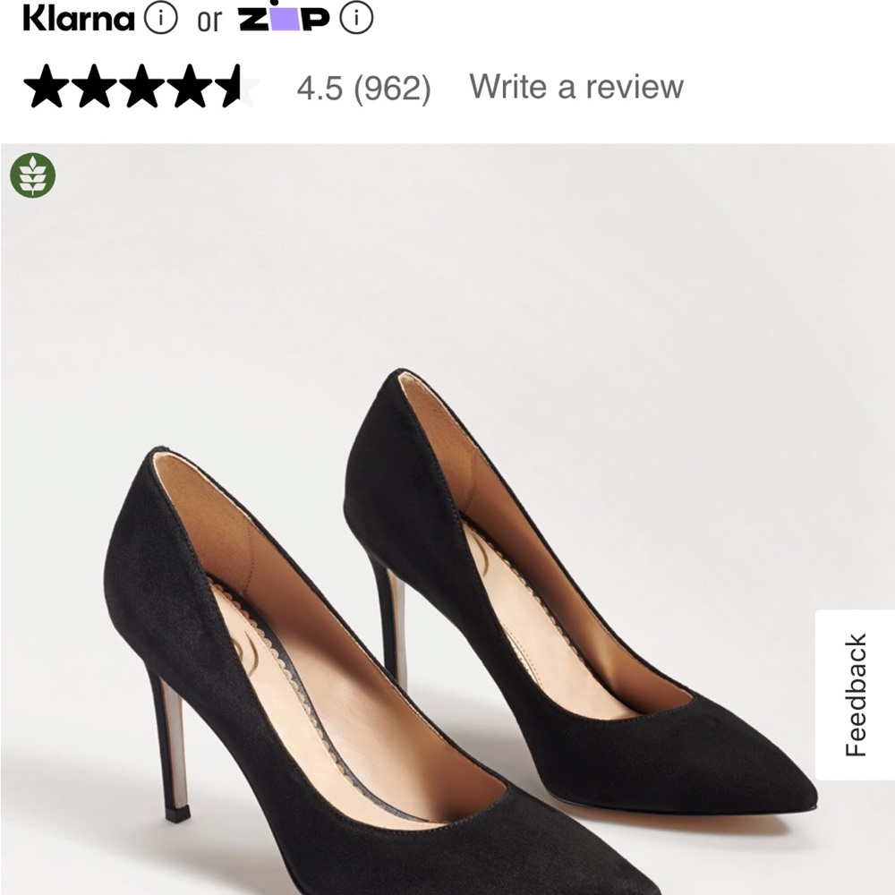 Sam Edelman Hazel Elegant Black Women's Pumps